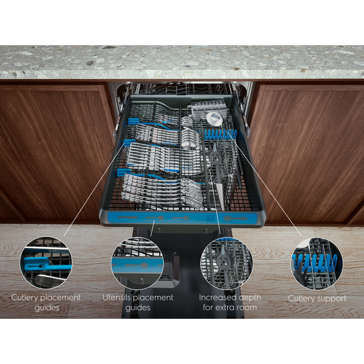 Electrolux - Zabudovateľné umývačky riadu - EEM43300IX